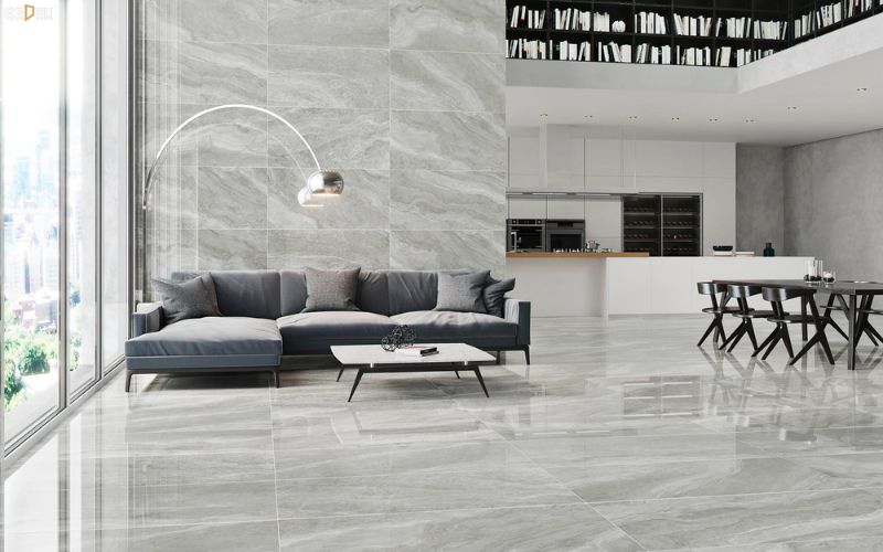 Bật mí mẹo phối màu gạch lát nền với tường tại không gian sống thẩm mỹ