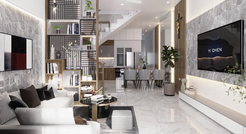 Các nguyên tắc cơ bản khi phối màu gạch lát nền với tường