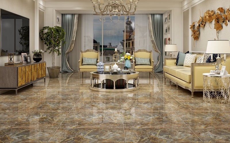 Cách chọn gạch lát nền phòng khách để tạo không gian sang trọng
