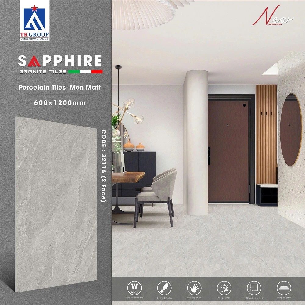 Gạch ốp lát 60x120 | Code:32116