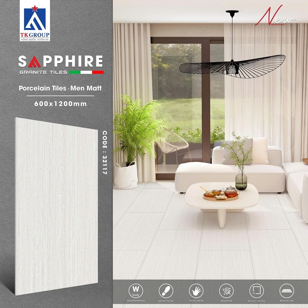 Gạch ốp lát 60x120 | Code:32117