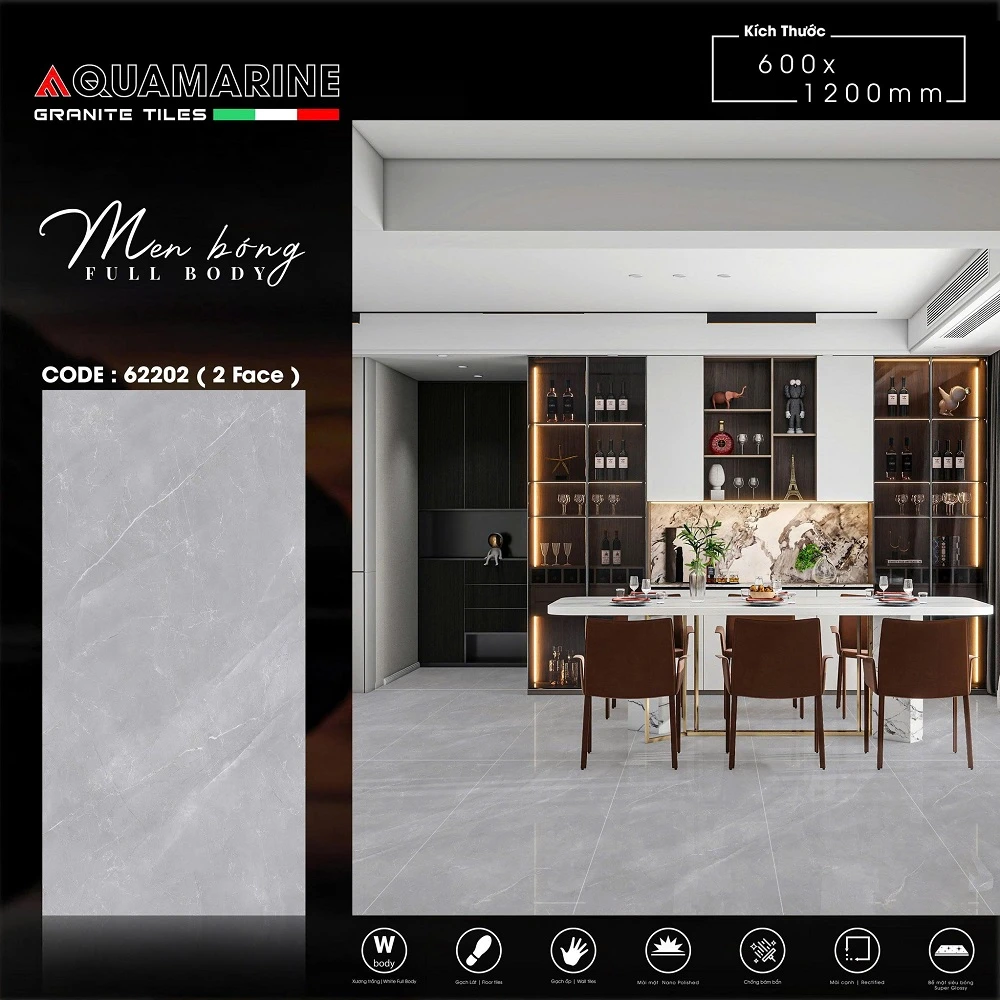 Gạch ốp lát 60x120 | Code:62202 (2 Face)