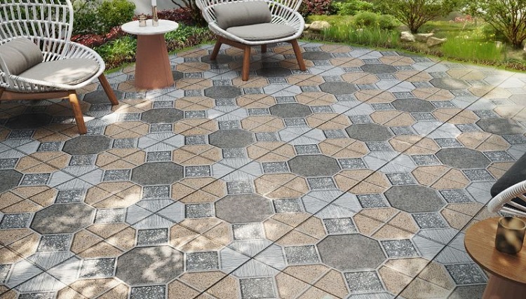 Mẫu gạch lát nền 50x50 bề mặt chống trơn trượt