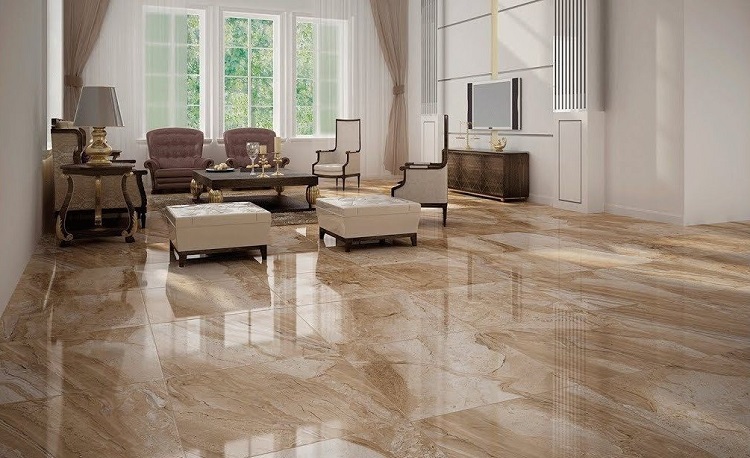 Mẫu gạch lát nền 50x50 vân đá tự nhiên