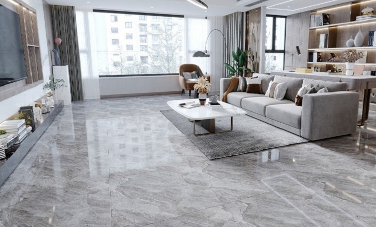 Mẫu gạch lát nền 80x80 bề mặt bóng kính