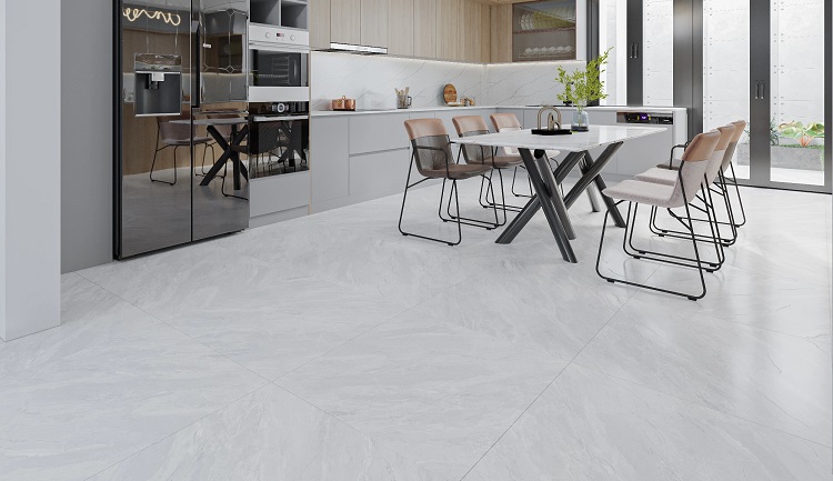 Mẫu gạch lát nền 80x80 cho phòng bếp