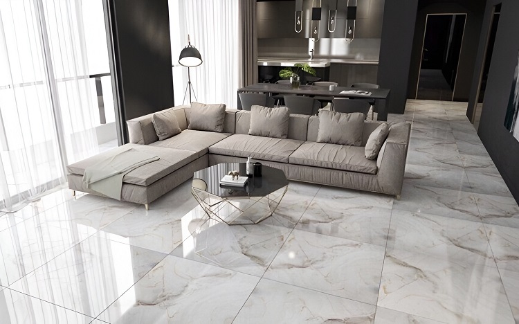 Mẫu gạch lát nền 80x80 giả đá