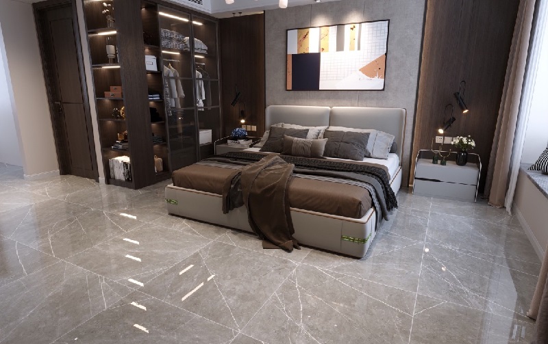 Mẹo phối màu gạch với tường cho phòng ngủ