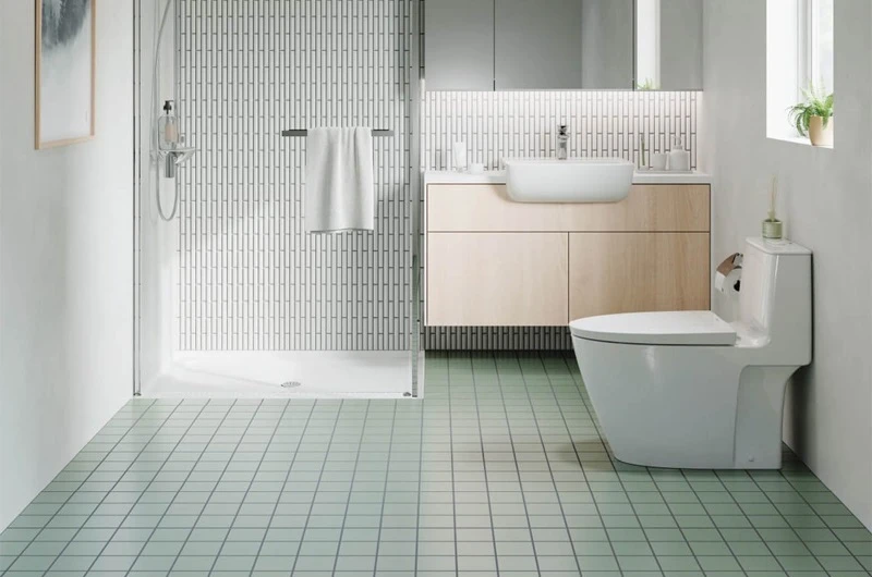 Bồn cầu 1 khối giúp giảm nguy cơ rò rỉ nước