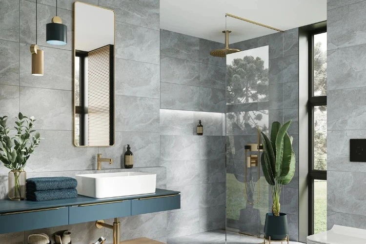 Cách chọn gạch phù hợp để ốp tường cho phòng tắm
