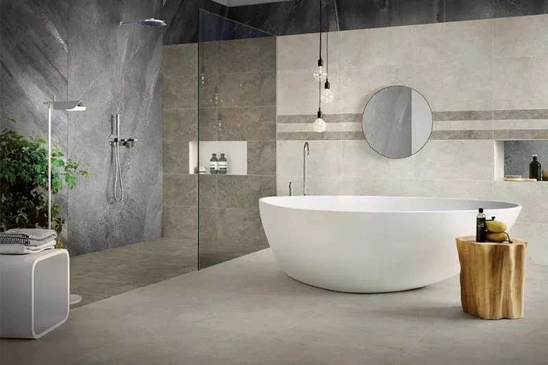 Gạch lát nền nhám giúp tăng khả năng chống trơn