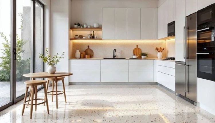 Mẫu gạch men mờ ốp lát nhà bếp tại Ninh Bình