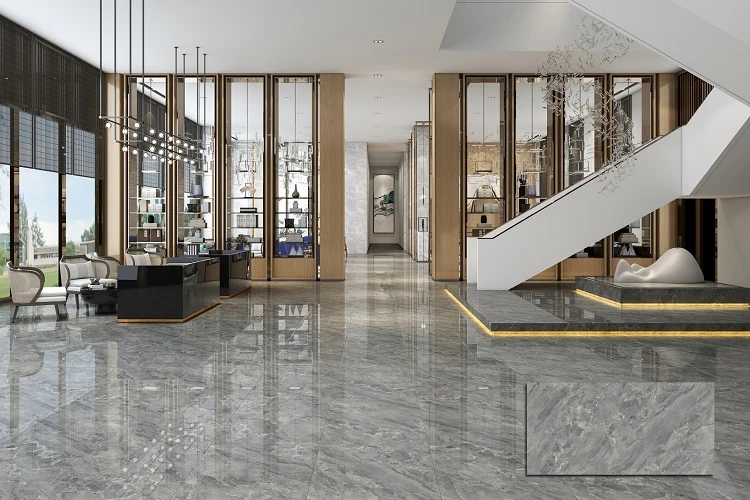 Gạch ốp lát bề mặt bóng mang lại cảm giác sang trọng