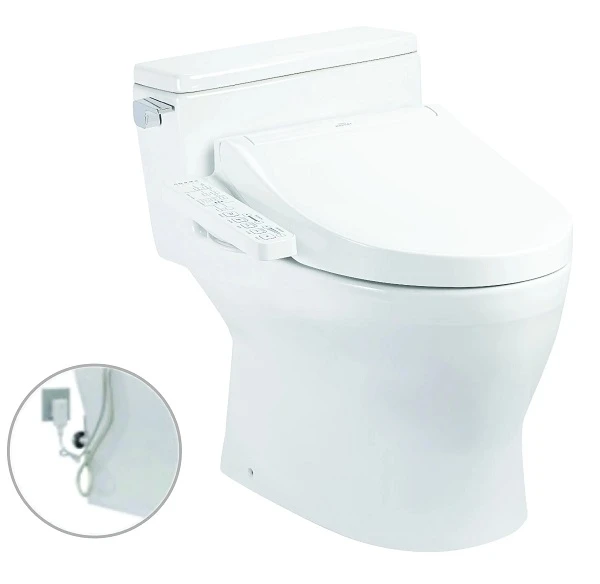 Mẫu bồn cầu thông mình MS188VKW16/T53P100VR có vòi rửa bọt khí siêu sạch