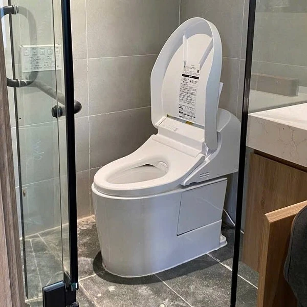 Mẫu bồn cầu thông minh được tích hợp nhiều công nghệ tại Ninh Bình