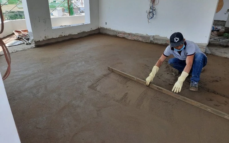 Nguyên tắc đầu tiên khi thi công gạch ốp lát là chuẩn bị mặt bằng