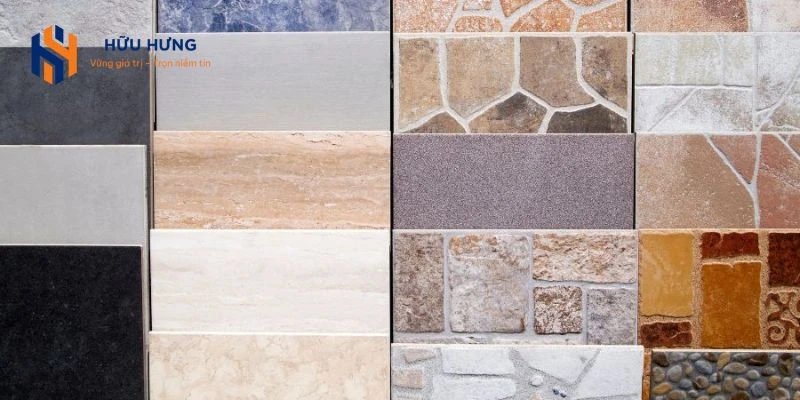 Các sản phẩm gạch ốp lát tại Hữu Hưng được khách hàng đánh giá cao.