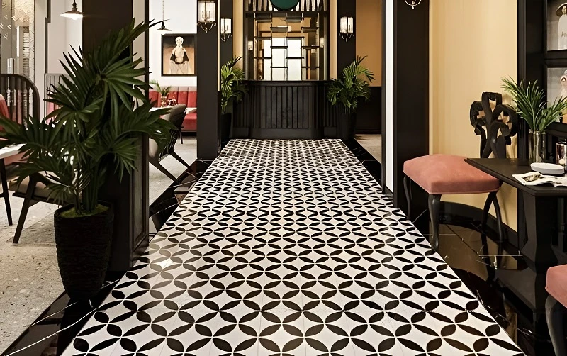 Mẫu gạch bông lát nền nhà đẹp cho phong cách Vintage