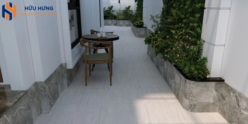 Chọn gạch ốp lát nền sân vườn cần có những tiêu chí nhất định.