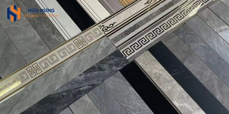 Gạch ốp chân tường Ninh Bình được sử dụng cho các khu vực chuyên biệt.