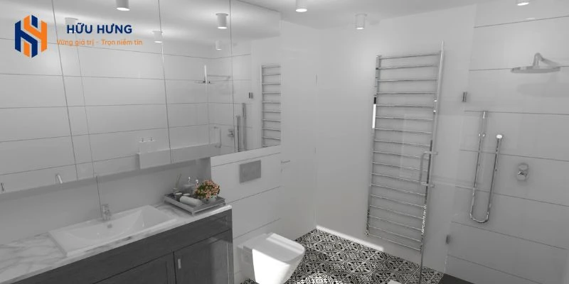 Gia chủ cần quan tâm tới các nguyên tắc khi lựa chọn gạch ốp lát nhà vệ sinh Ninh Bình.